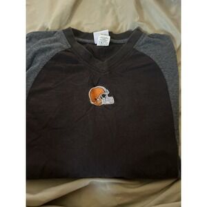 Vintage‎ Cleveland Browns Quilted Long Sleeve Men's M NFL VF Imagewear